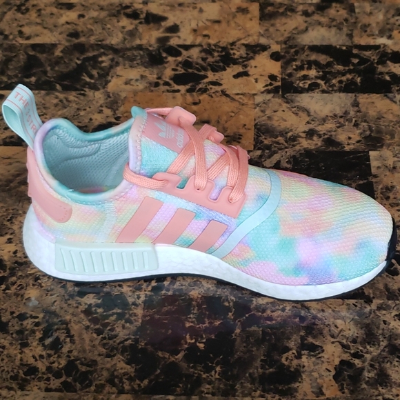 Adidas NMD R1 Tie Dye Athletic Sneakers - Size 8 - Picture 8 of 16
